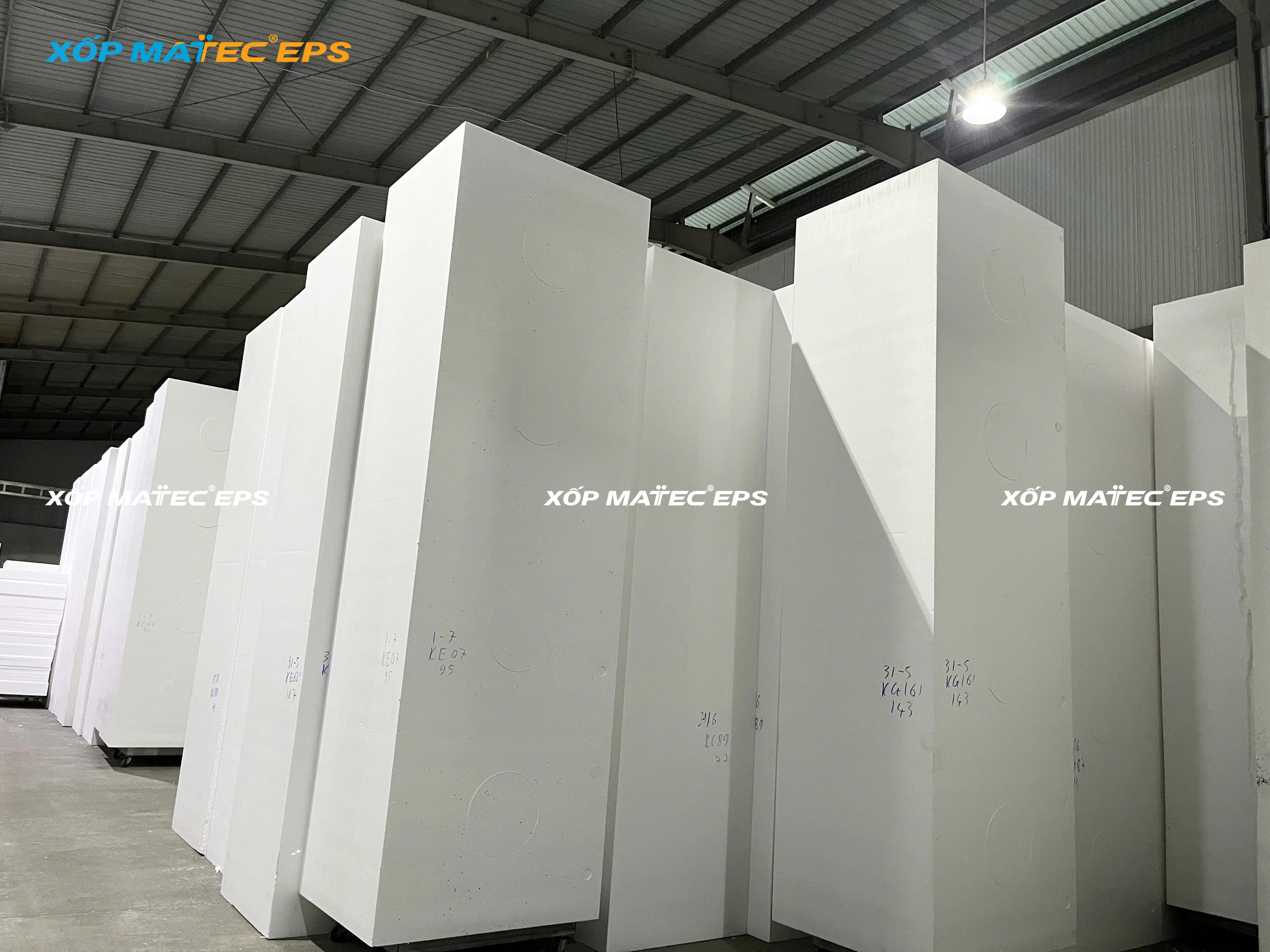 Xốp EPS Chống Cháy Lan Hạt Trắng - Xốp Mô Hình, Điêu Khắc