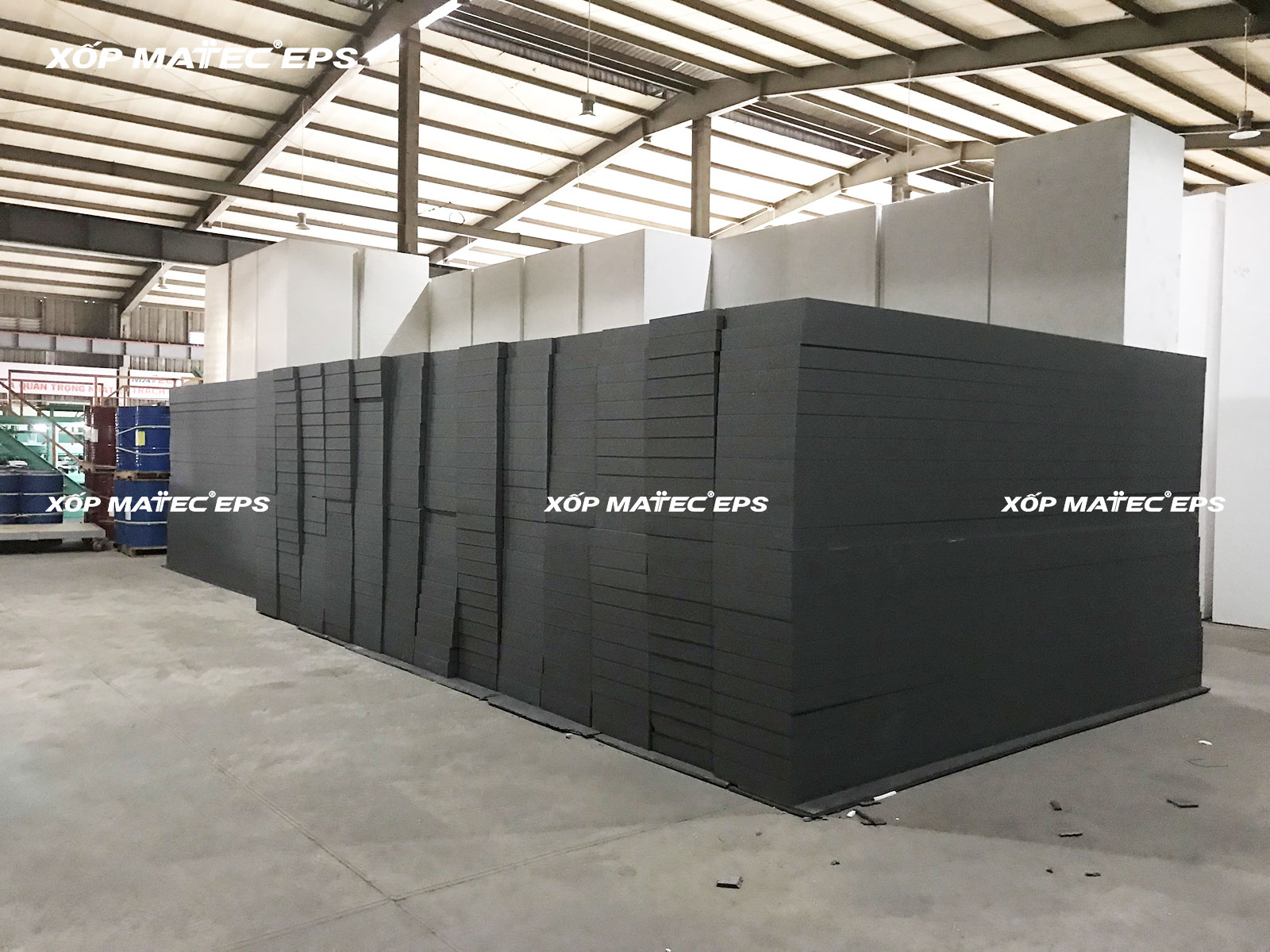 Xốp EPS chống cháy lan hạt đen