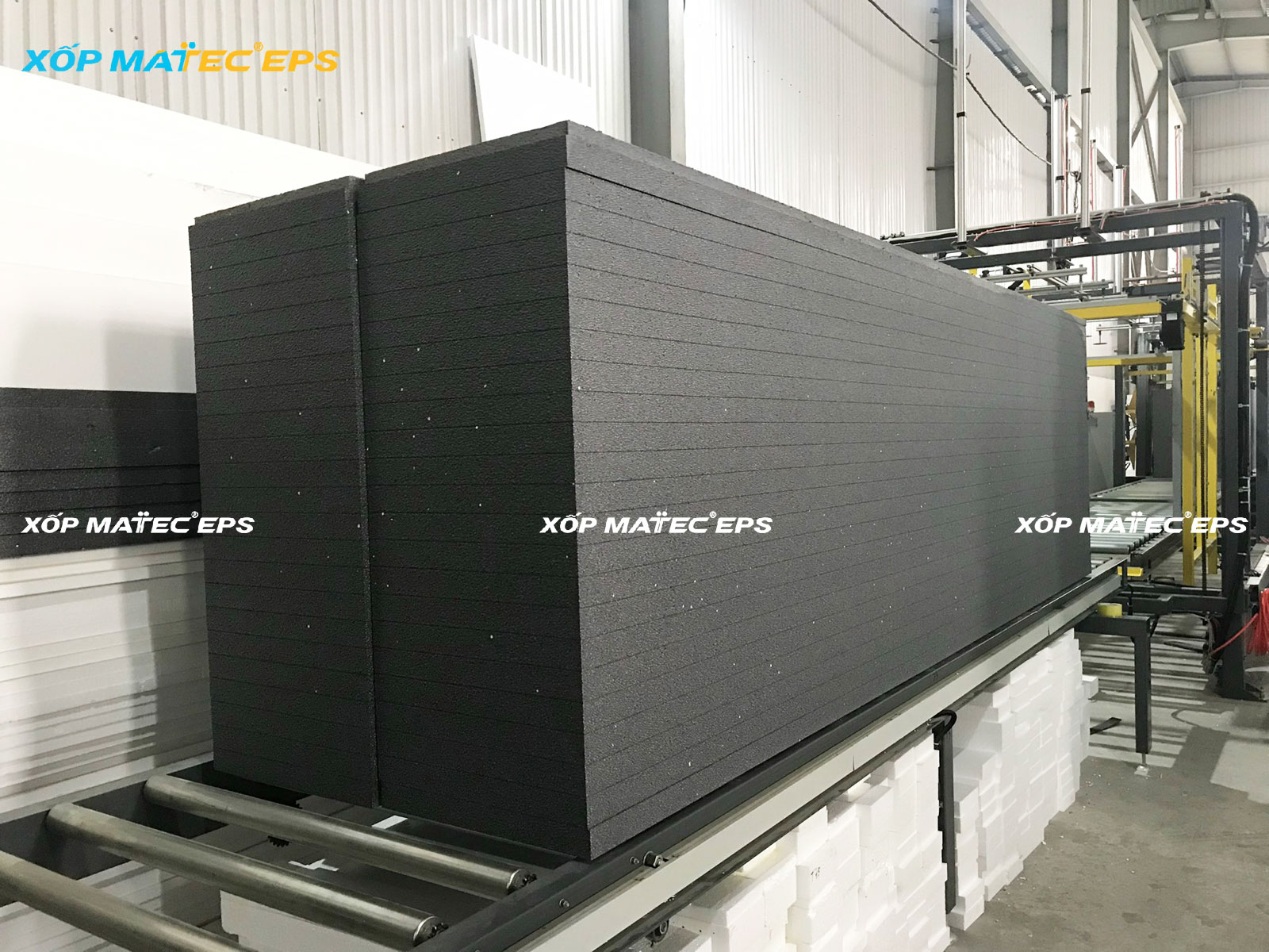 Xốp EPS chống cháy lan hạt đen